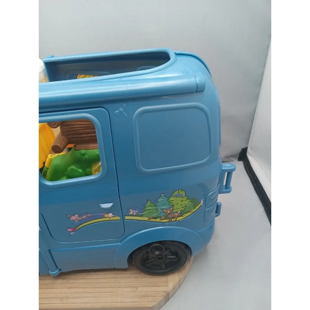 Fisher Price Little People Songs & Sounds Camping Camper Van RV Used FEW BLEMISH